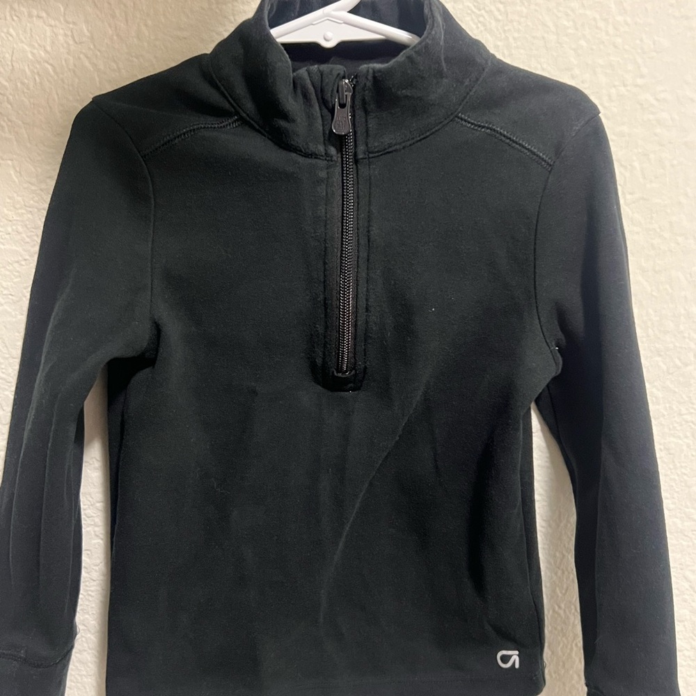GAP Kids Black Half-Zip Sweatshirt